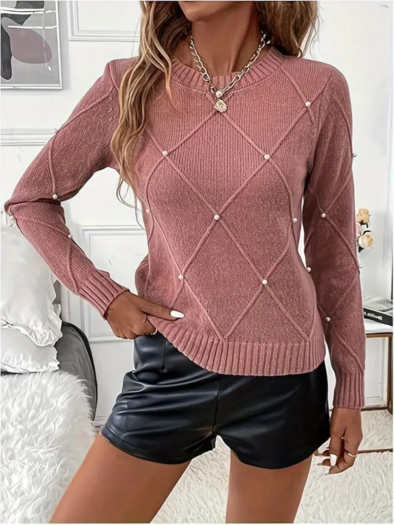 ELSWYN™ – Embellished Knit Jumper