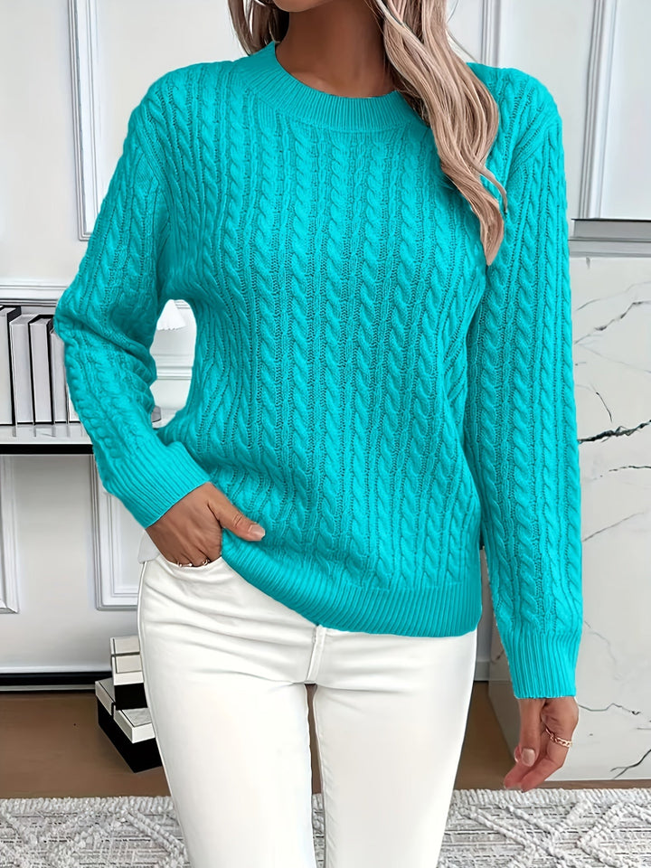 Bernila – Ladies' Cable-Knit Jumper
