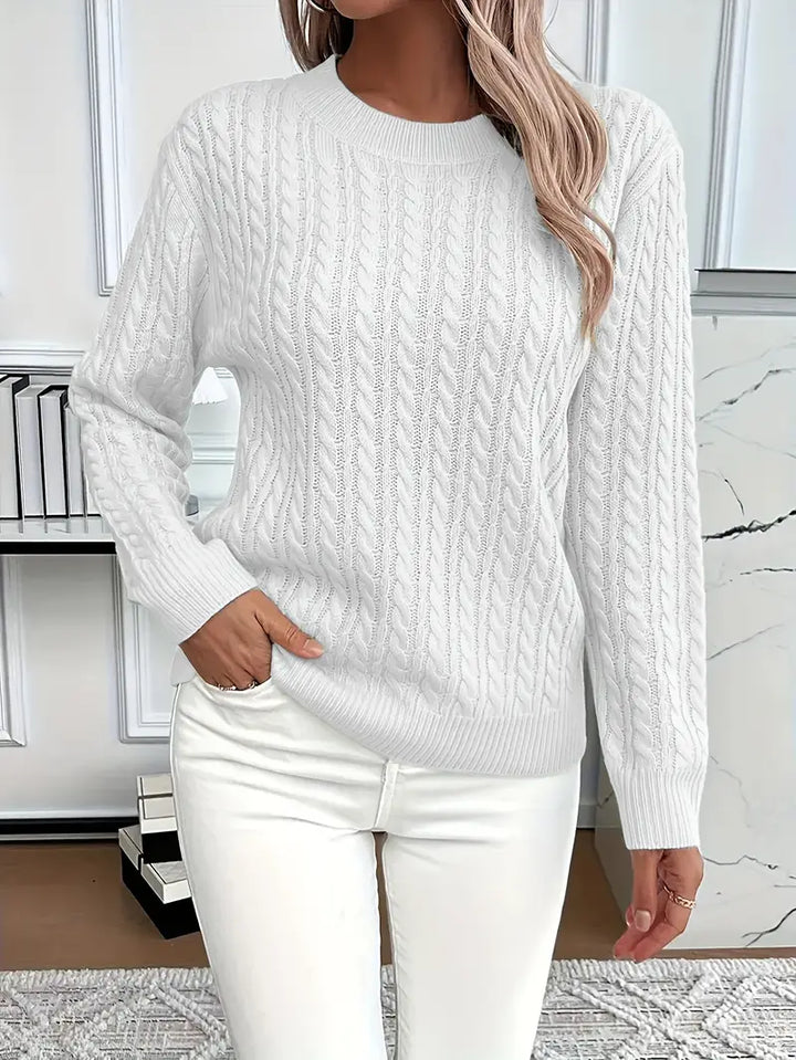 Bernila – Ladies' Cable-Knit Jumper
