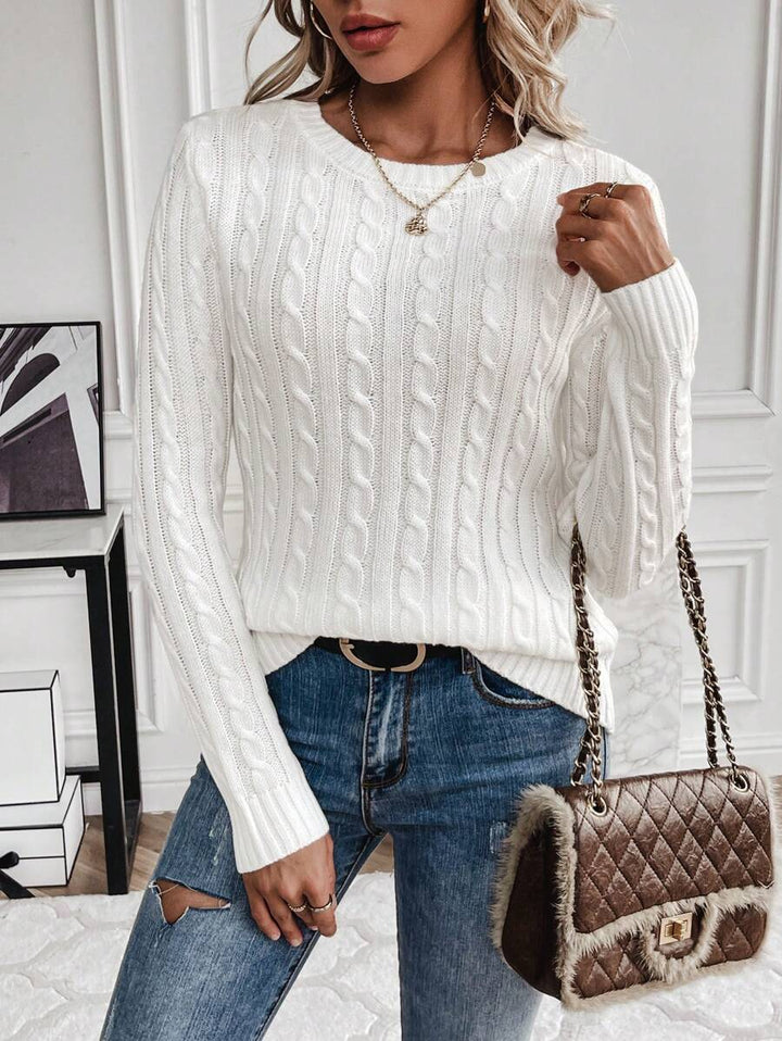 Celina – Ladies' Cable-Knit Jumper