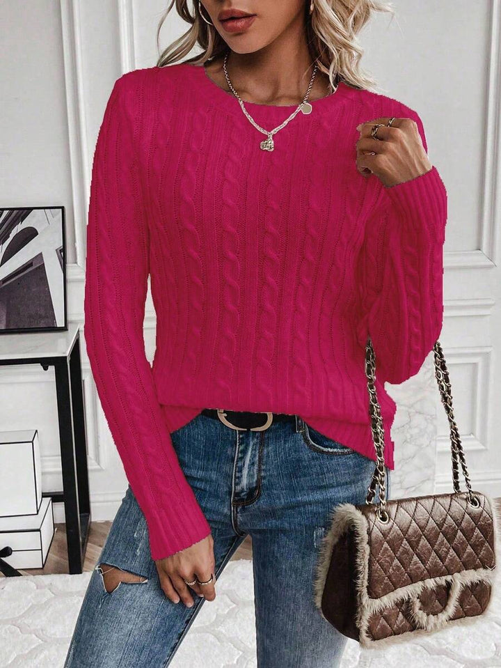 Celina – Ladies' Cable-Knit Jumper