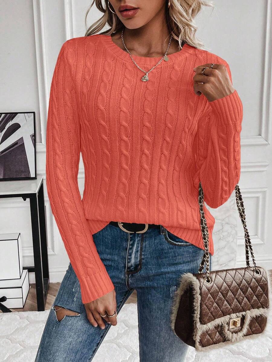 Celina – Ladies' Cable-Knit Jumper