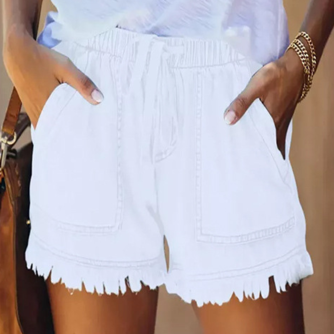 IMELDA™ – Casual Soft Waist-Tie Loose Fit Shorts