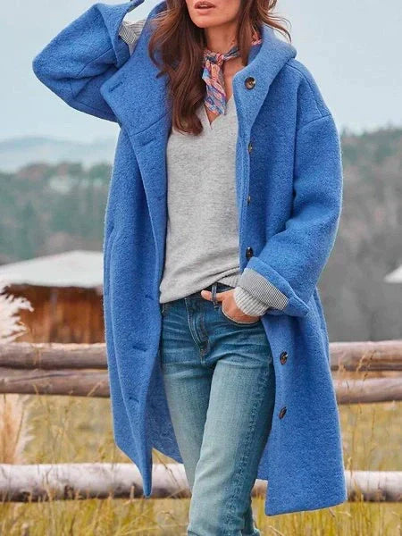 MAEVE™ – Hooded Woolen Coat