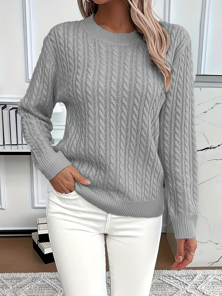 Bernila – Ladies' Cable-Knit Jumper