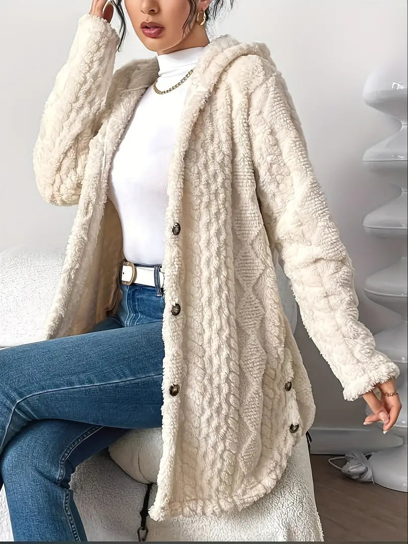 Evelina - Ladies' Button-Up Knit Cardigan