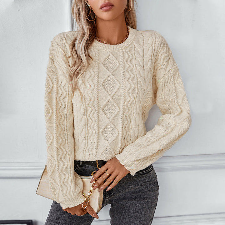 Evelyn – Ladies' Classic Cable Knit Jumper
