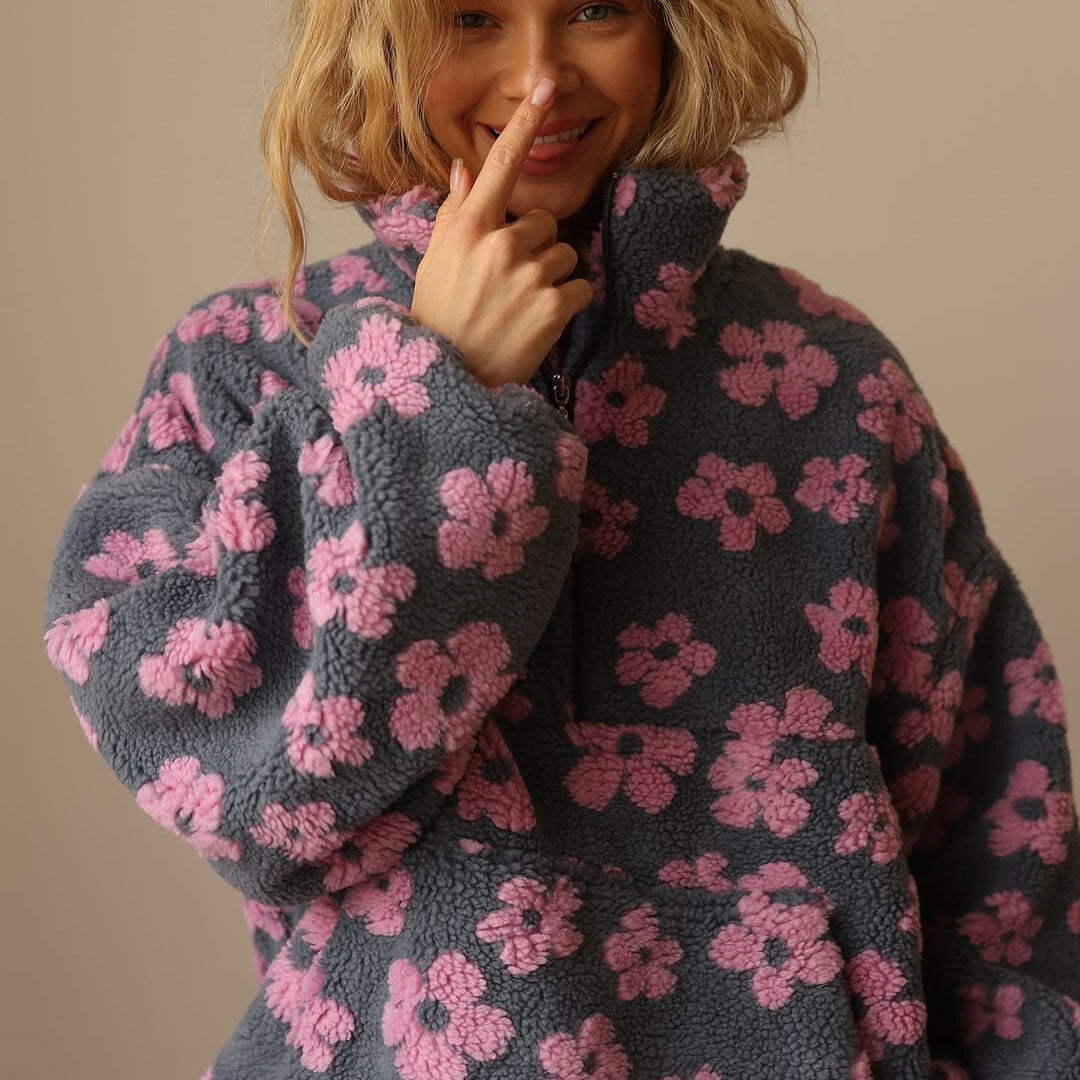 BRIAR™ – Floral Sherpa Pullover