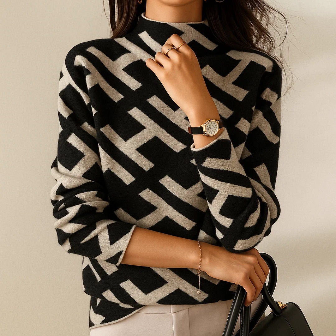 JOVIERA™ – Patterned Knit Jumper