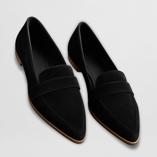 Jennifer | Soft Suede-Effect Pointed Loafers