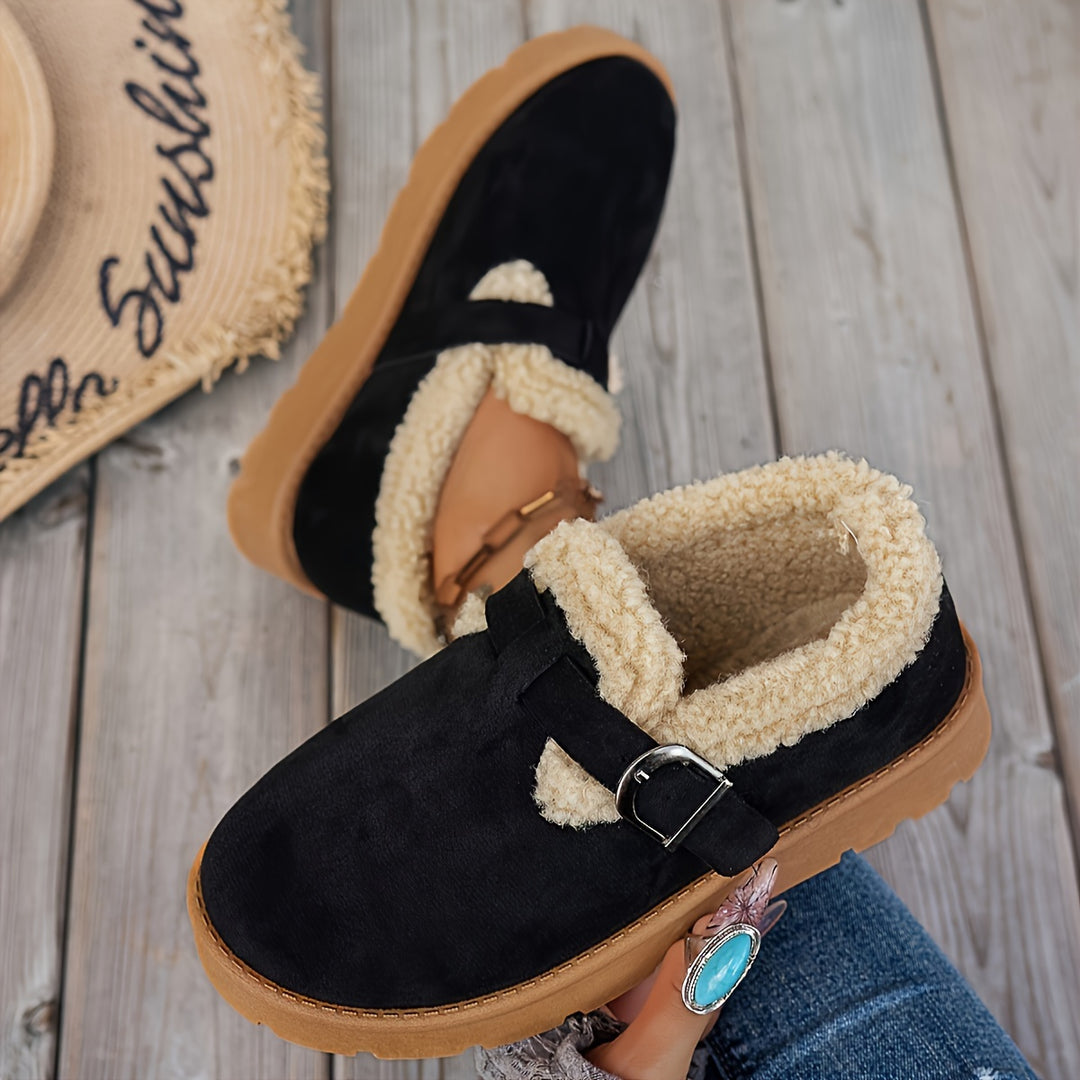 NORDICA™ – Brown Platform Cozy Boots