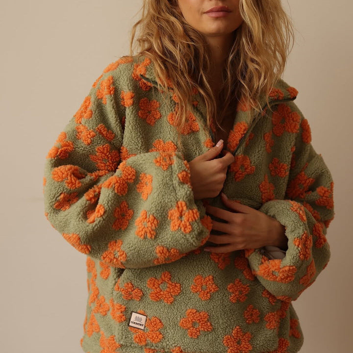 BRIAR™ – Floral Sherpa Pullover