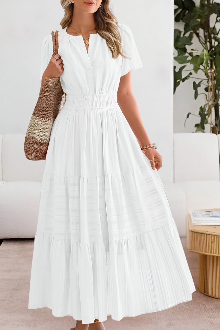 Adrianna | Boho Breeze Midi Dress