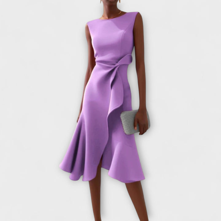 Ariane | Pleated Midi Dress