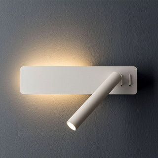 LED bedside reading wall light in white
