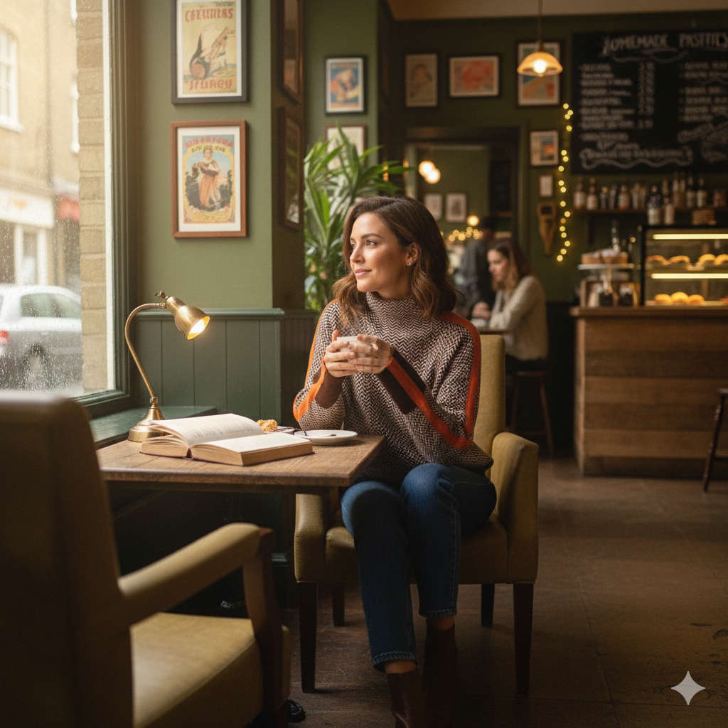 ETTA™ – Contrast Stripe Turtleneck