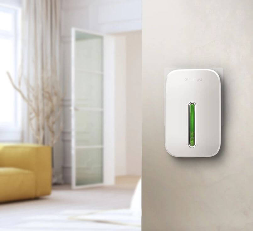 Wireless doorbell receiver at home