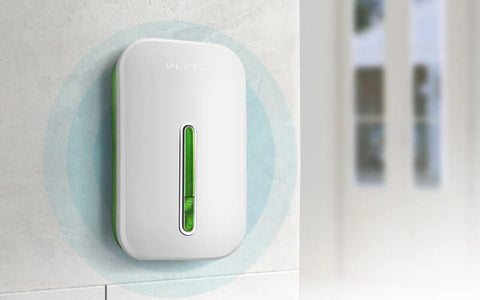 Doorbell receiver with LED indicator