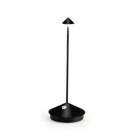 Cordless table lamp in black