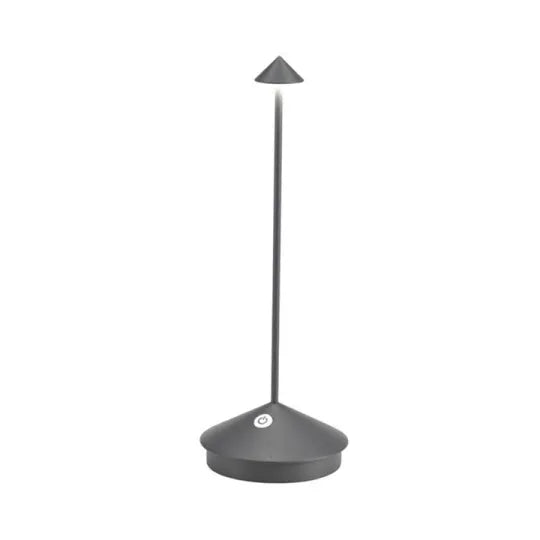 Cordless table lamp in grey