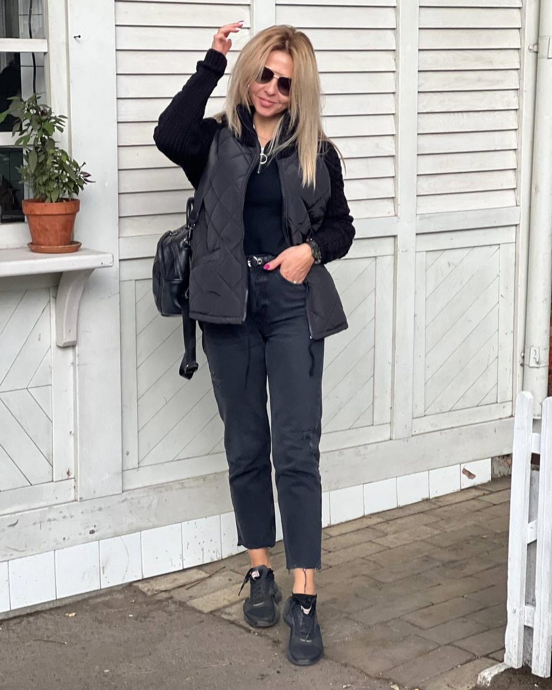 ELENI™ – Quilted Knit-Trim Jacket