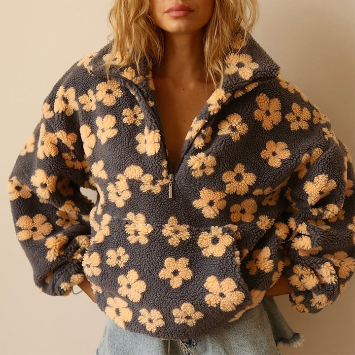 BRIAR™ – Floral Sherpa Pullover