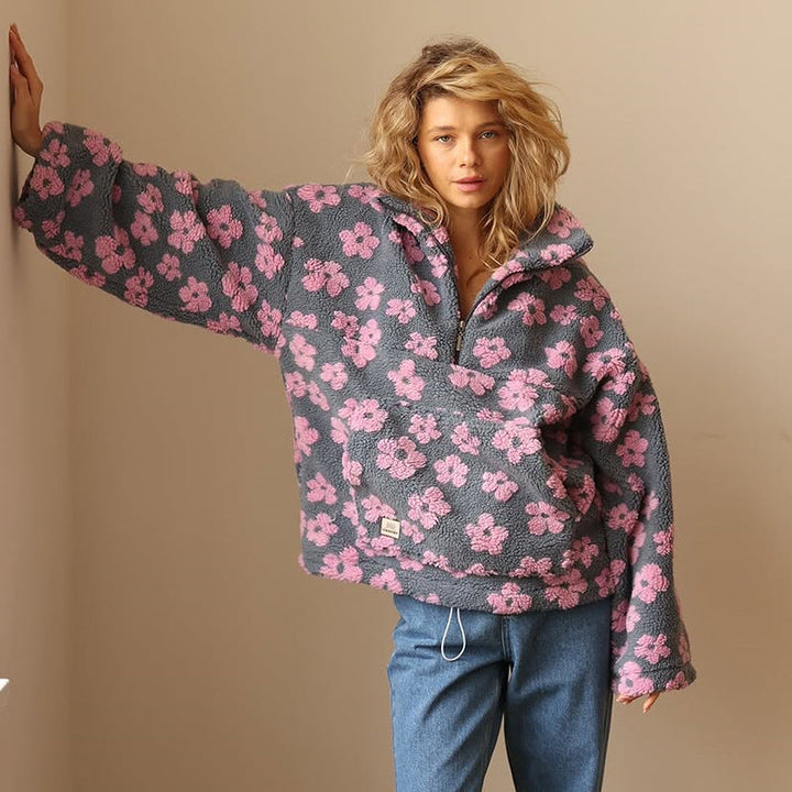 BRIAR™ – Floral Sherpa Pullover