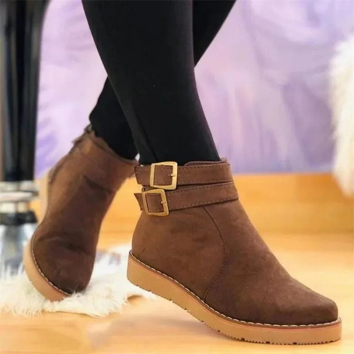 Amora™ | Buckle Ankle Boots