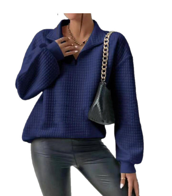 CAELI™ – Zip-Up Collar Sweatshirt