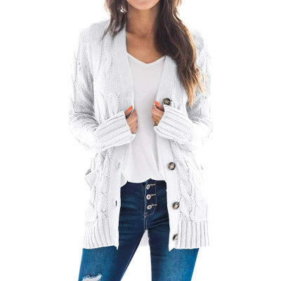 PIPPA™ – Cable Knit Button Cardigan