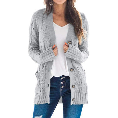 PIPPA™ – Cable Knit Button Cardigan