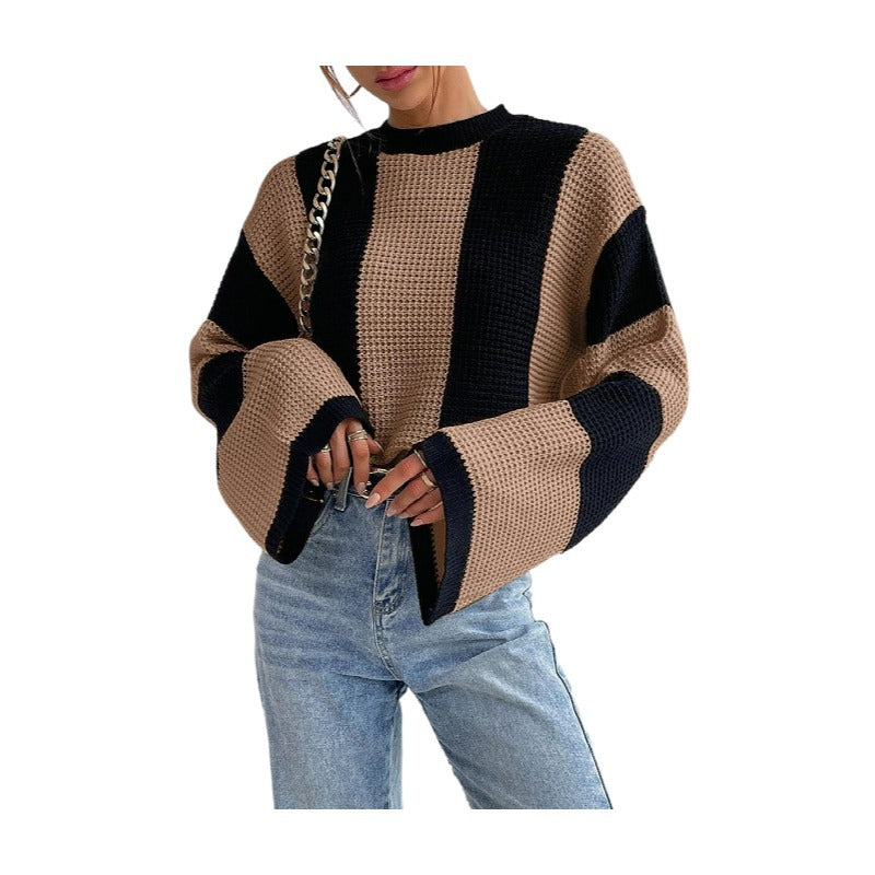 LYONA™ – Striped Knit Cardigan