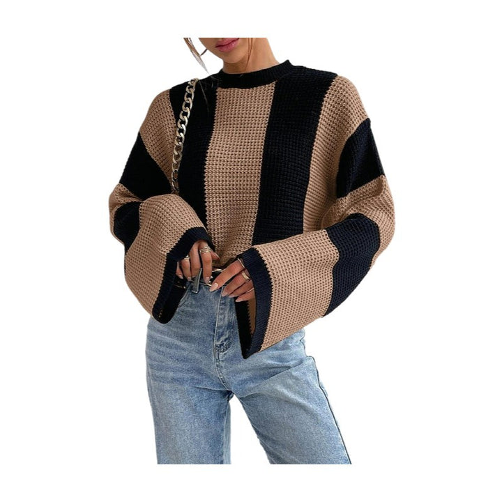 LYONA™ – Striped Knit Cardigan