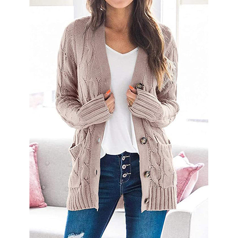 PIPPA™ – Cable Knit Button Cardigan