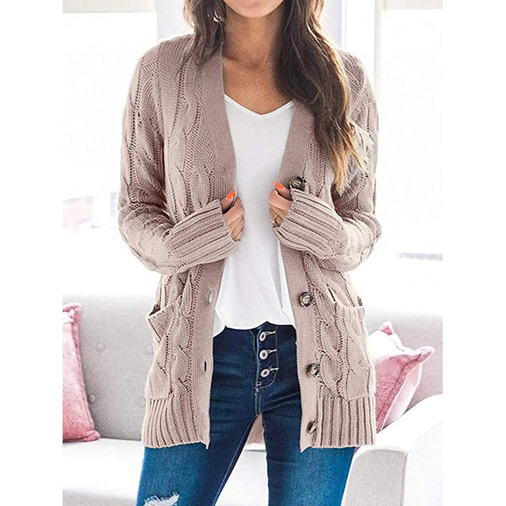PIPPA™ – Cable Knit Button Cardigan
