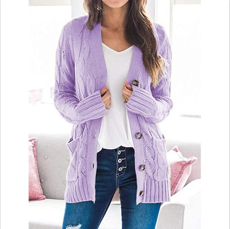 PIPPA™ – Cable Knit Button Cardigan