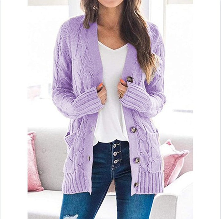 PIPPA™ – Cable Knit Button Cardigan
