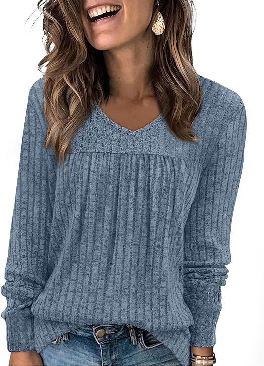 ARIEL™ – V-Neck Casual Top