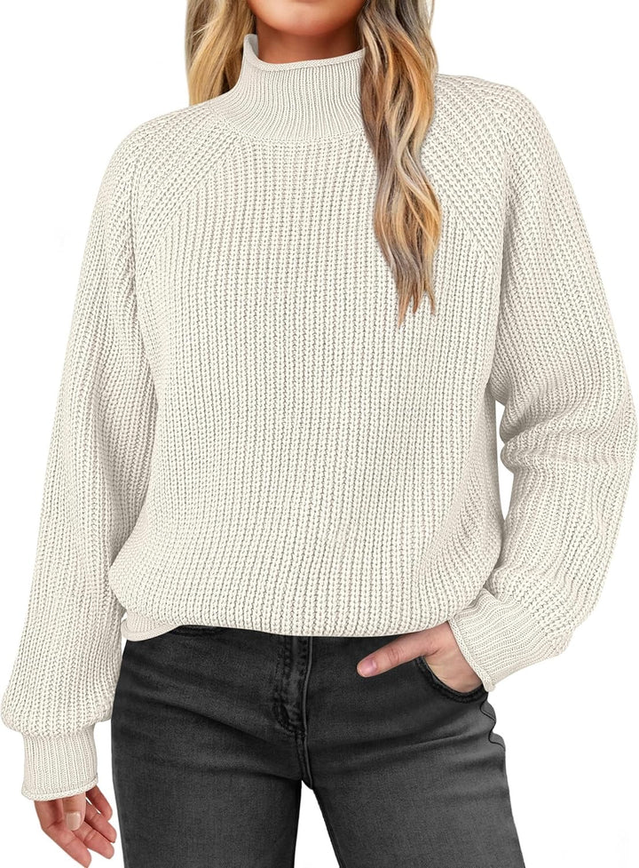 TAVRIEN™ – Knit Mock-Neck Jumper