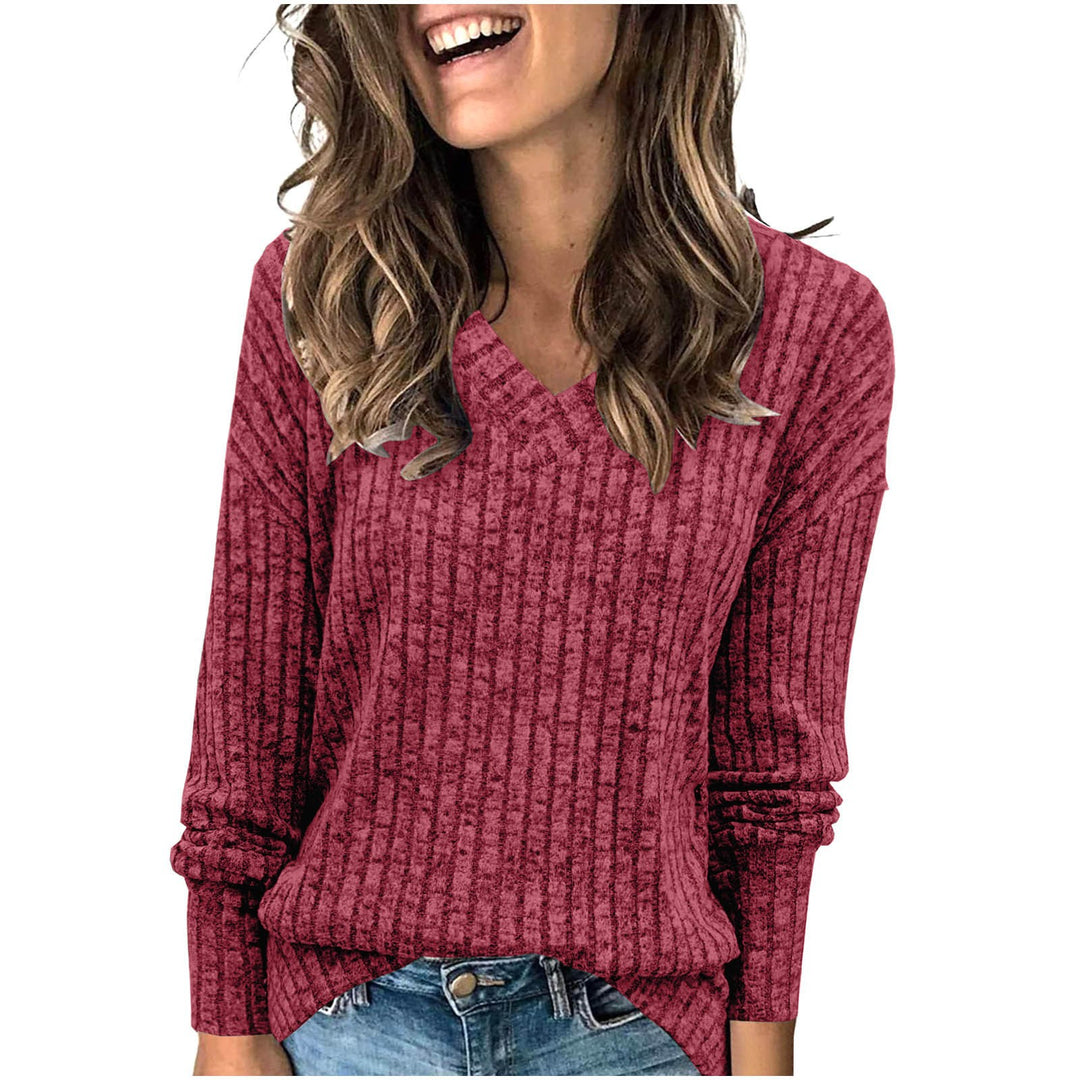 WISH™ – Ribbed Brushed Knit Top