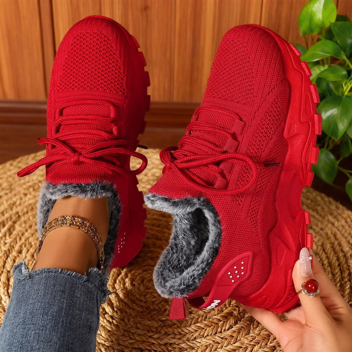 ANDREA™ – Fleece-Lined Knit Sneakers