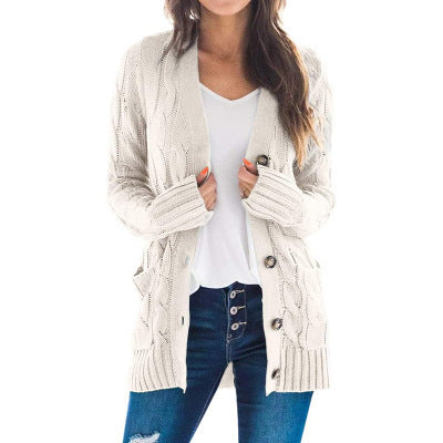 PIPPA™ – Cable Knit Button Cardigan