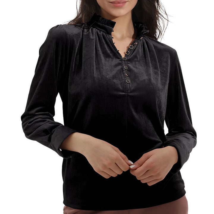 Selene™ V-Neck Long-SleevedTop