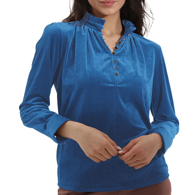 Selene™ V-Neck Long-SleevedTop