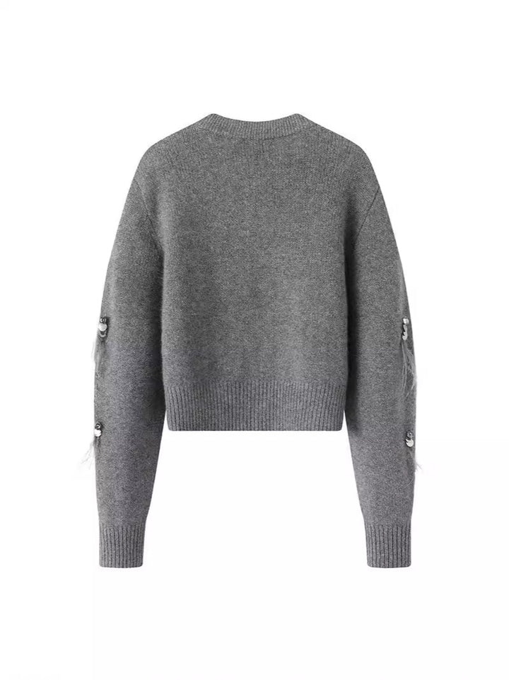 MAELLE™ – SEQUIN SHORT CARDIGAN