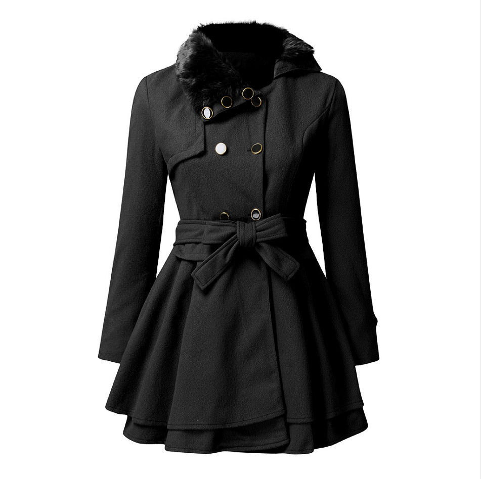 COSETTE™ – Belted Flare Coat