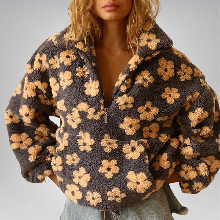 BRIAR™ – Floral Sherpa Pullover