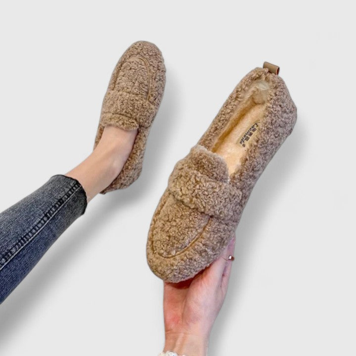 LUCIA™ – Fleece Moccasin Loafers