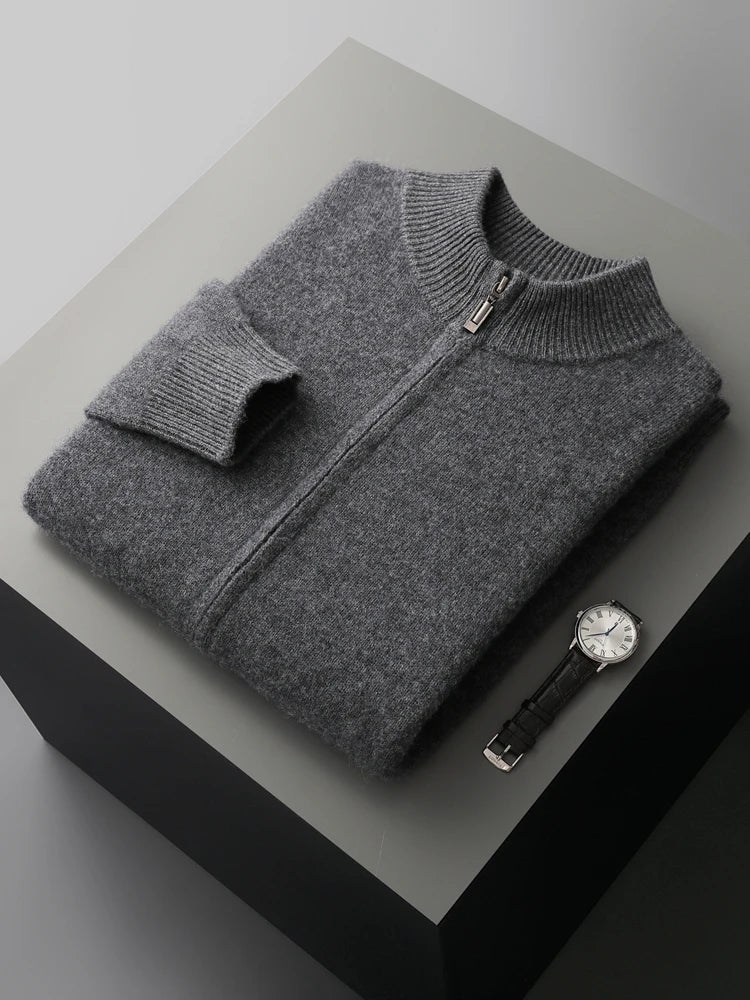 THOMAS™ – Classic Wool Cardigan