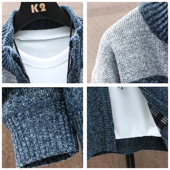Matthew - Zip-Up Vintage Cardigan